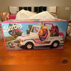 RARE NEW IN BOX Vintage 1990 Mattel Barbie Funrider Jeep 9435